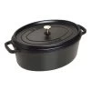 Staub Cocotte Ovale - 37 Cm, Nero