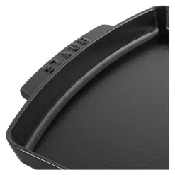 Staub Piatto Da Servizio Rettangolare - 33 Cm X 22 Cm, Nero -Cucina Negozio 40509 523 0 000000882