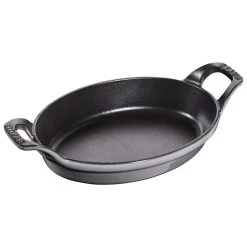 Staub Pirofila Ovale - 21 Cm, Colore Grigio Grafite