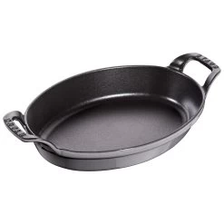 Staub Pirofila Ovale - 24 Cm, Colore Grigio Grafite