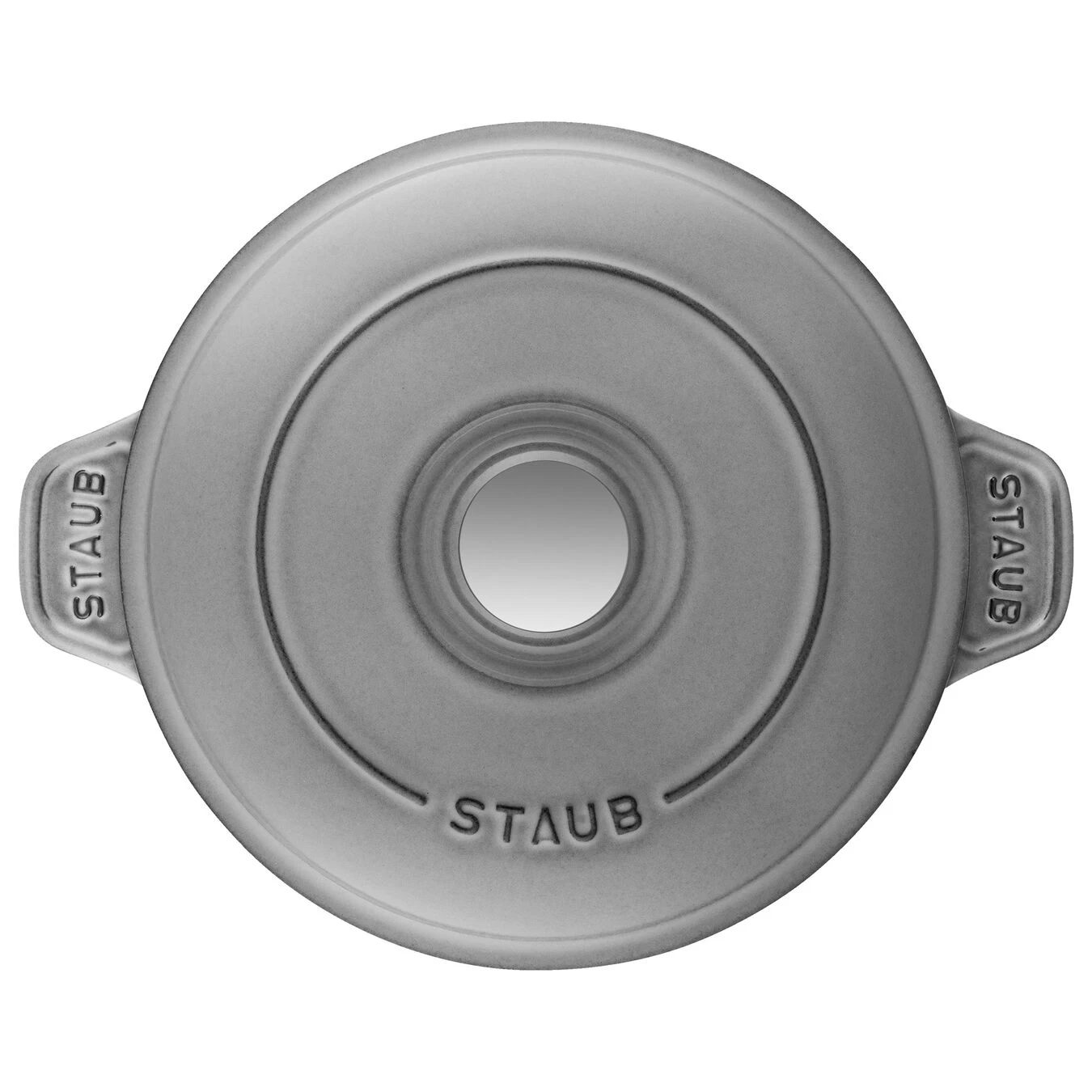 Staub Pirofila Con Coperchio Rotonda - 20 Cm, Grigio Grafite 2 Staub Pirofila Con Coperchio Rotonda - 20 Cm, Grigio Grafite - immagine 2