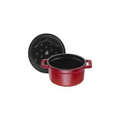 Staub Mini Cocotte Rotonda - 10 Cm, Ciliegia 10 Staub Mini Cocotte Rotonda - 10 Cm, Ciliegia -Cucina Negozio 40509 799 0 5