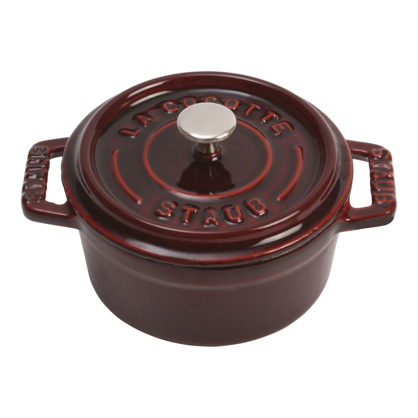 Staub Mini Cocotte Rotonda - 10 Cm, Granatina 1 Staub Mini Cocotte Rotonda - 10 Cm, Granatina