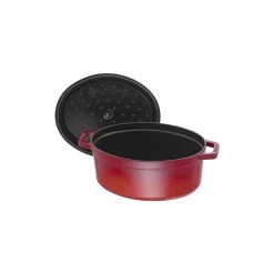 Staub Cocotte Ovale - 33 Cm, Ciliegia 8 Staub Cocotte Ovale - 33 Cm, Ciliegia -Cucina Negozio 40509 830 0 5