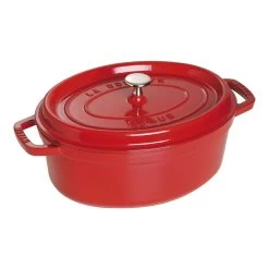 Staub Cocotte Ovale - 29 Cm, Ciliegia