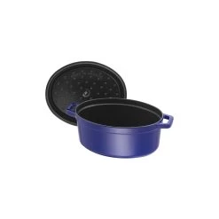 Staub Cocotte Ovale - 31 Cm, Blu Scuro -Cucina Negozio 40510 288 0 5