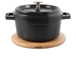 Staub Sottopentola Magnetico Rotondo - 16 Cm, Faggio -Cucina Negozio 40511 078 0 000000877