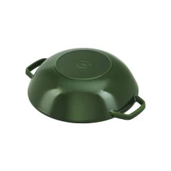 Staub Wok Con Coperchio In Vetro Rotondo - 30 Cm, Basilico 5 Staub Wok Con Coperchio In Vetro Rotondo - 30 Cm, Basilico -Cucina Negozio 40511 465 0 5