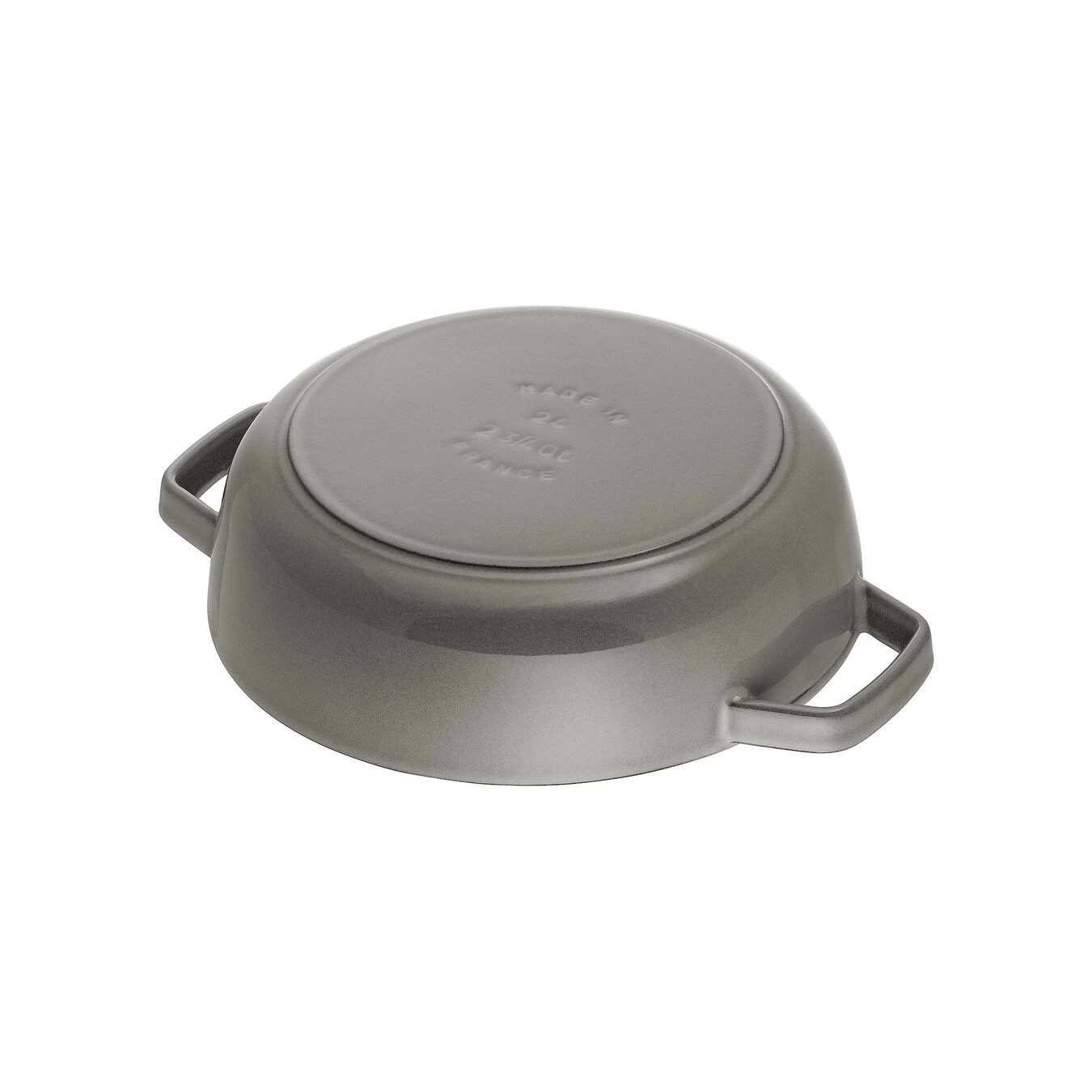 Staub Tegame Chistera Rotondo - 28 Cm, Grigio Grafite 4 Staub Tegame Chistera Rotondo - 28 Cm, Grigio Grafite - immagine 4
