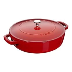 Staub Tegame Chistera Rotondo - 24 Cm, Ciliegia