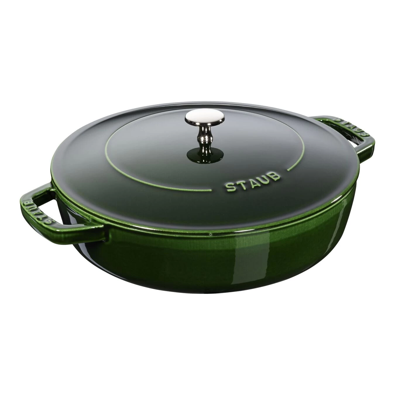 Staub Tegame Chistera Rotondo - 28 Cm, Basilico 1 Staub Tegame Chistera Rotondo - 28 Cm, Basilico