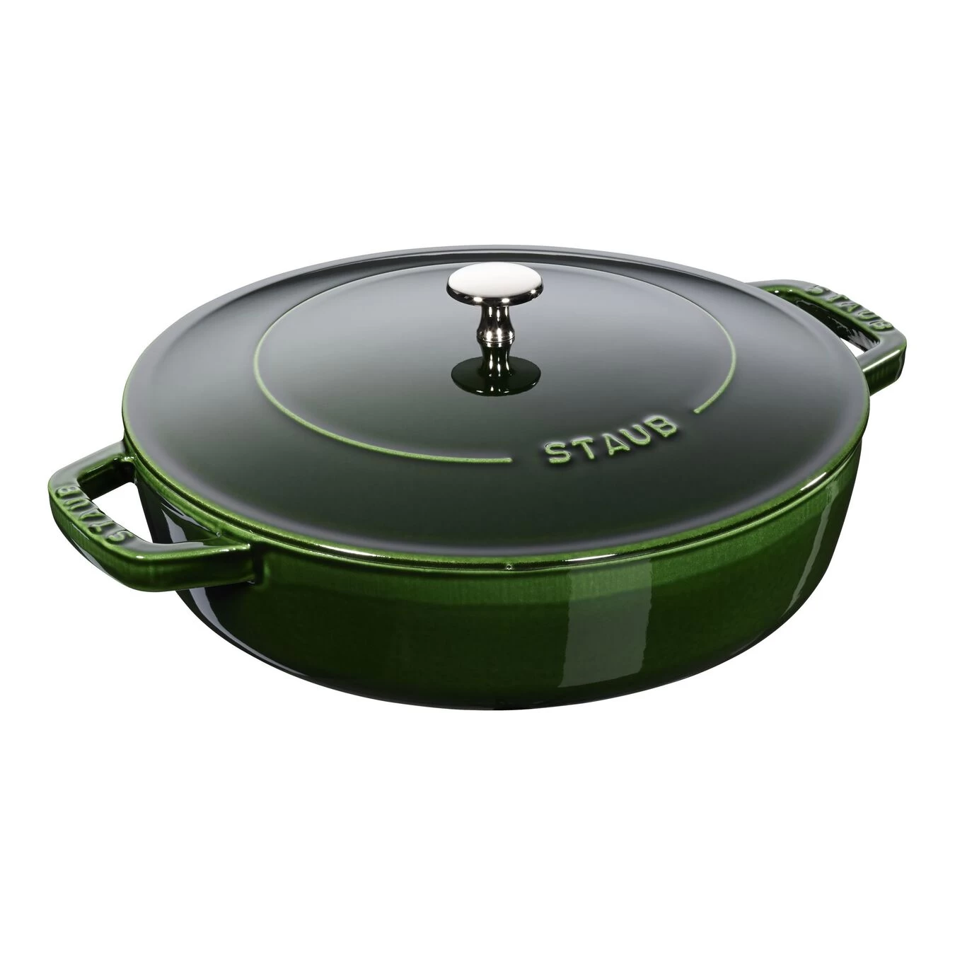 Staub Tegame Chistera Rotondo - 24 Cm, Basilico 1 Staub Tegame Chistera Rotondo - 24 Cm, Basilico