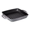 Staub Grill Quadrata - 23 X 23 Cm, Colore Grigio Grafite