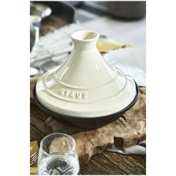 Staub Tajine - 28 Cm, Crema -Cucina Negozio 424418362