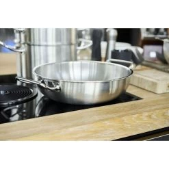 Zwilling Wok - 30 Cm, 18/10 Acciaio Inossidabile -Cucina Negozio 424420432