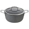 Ballarini Casseruola Con Coperchio - 20 Cm, Alluminio, Granitium Titanium Extreme