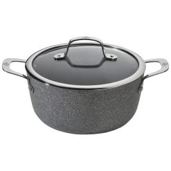 Ballarini Casseruola Con Coperchio - 16 Cm, Alluminio, Granitium Titanium Extreme