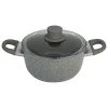 Ballarini Casseruola Con Coperchio - 24 Cm, Alluminio, Granitium Extreme