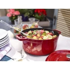 Staub Cocotte Rotonda - 24 Cm, Ciliegia -Cucina Negozio 750036202