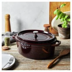 Staub Cocotte Ovale - 31 Cm, Granatina 10 Staub Cocotte Ovale - 31 Cm, Granatina -Cucina Negozio 750058436